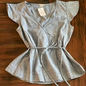 J.Crew Chambray Top